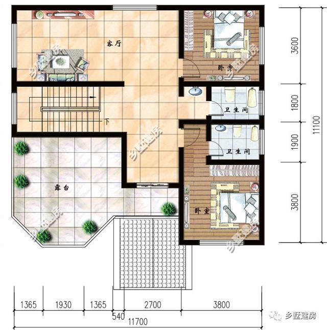 村長(zhǎng)家的三層別墅設(shè)計(jì)圖，歐美風(fēng)引領(lǐng)農(nóng)村潮流，引眾人圍觀！