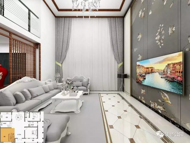 精致二層別墅+挑空客廳設計圖，這樣的農村別墅，不蓋一棟實在太可惜了