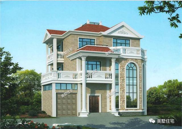 2款三層別墅設(shè)計(jì)圖，簡潔利落美觀實(shí)用，建完全村人都羨慕，你喜歡哪一款呢？