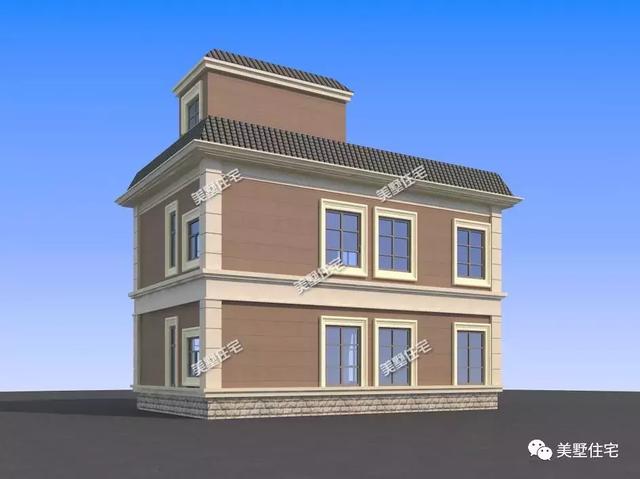 簡(jiǎn)歐風(fēng)格的別墅設(shè)計(jì)圖，進(jìn)深10米，造價(jià)不高外觀靚，室內(nèi)布局還實(shí)用