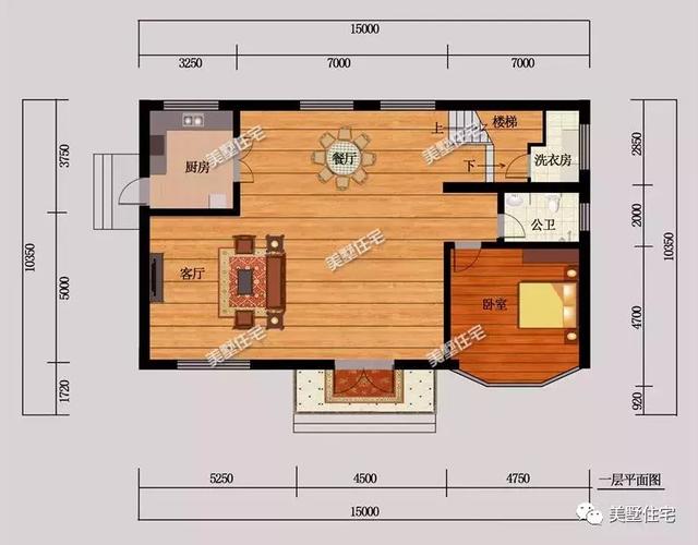 簡(jiǎn)歐風(fēng)格的別墅設(shè)計(jì)圖，進(jìn)深10米，造價(jià)不高外觀靚，室內(nèi)布局還實(shí)用