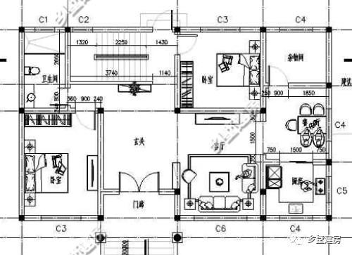 18萬(wàn)就可以搞定的農(nóng)村自建別墅，超值的二層別墅設(shè)計(jì)圖