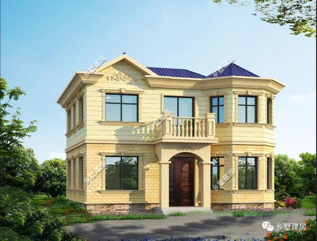 18萬(wàn)就可以搞定的農(nóng)村自建別墅，超值的二層別墅設(shè)計(jì)圖