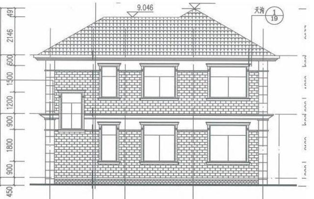 簡單實(shí)用的二層農(nóng)村自建房設(shè)計(jì)圖，清新淡雅，保證老少都喜歡