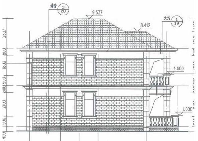 簡單實(shí)用的二層農(nóng)村自建房設(shè)計(jì)圖，清新淡雅，保證老少都喜歡