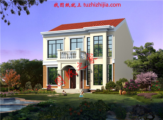 農(nóng)村13萬元二層小樓圖，簡單易建