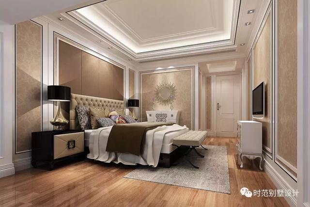 帶車庫(kù)和地下室的兩層復(fù)式歐式別墅設(shè)計(jì)圖，大氣美觀