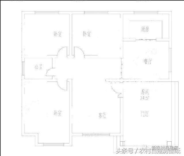 3款一層農(nóng)村別墅設(shè)計(jì)圖，性價(jià)比高，居住肯定很舒服