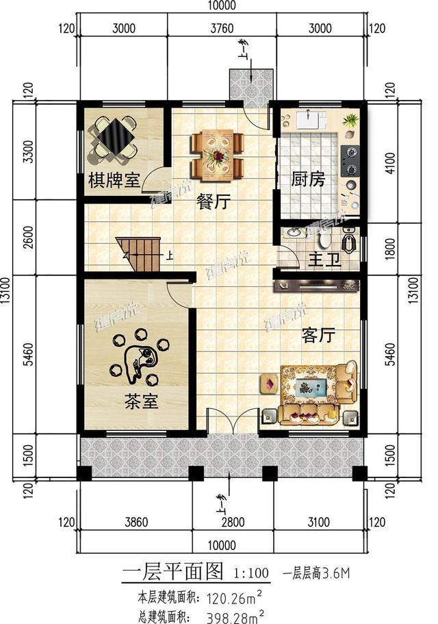3款新中式別墅設計圖，配色經典，氣派和文雅，室內設計非常走心，接地氣