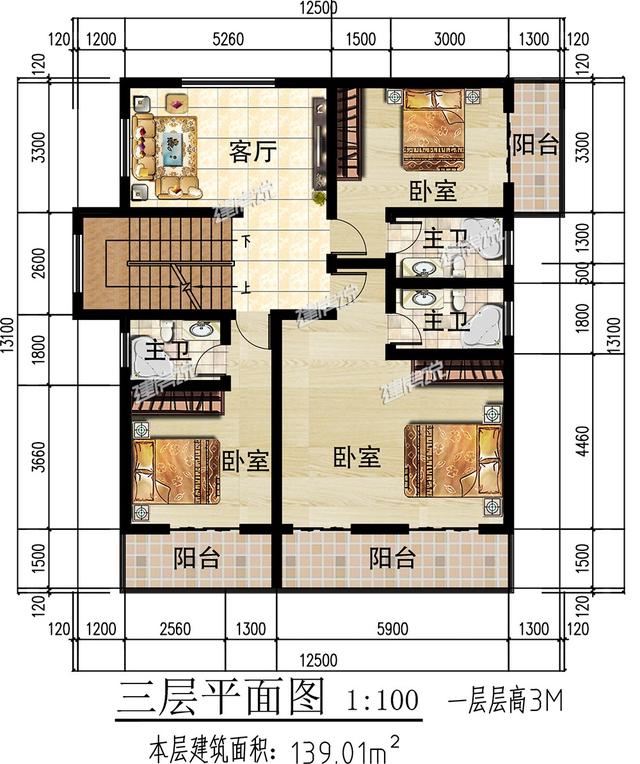 3款新中式別墅設計圖，配色經典，氣派和文雅，室內設計非常走心，接地氣