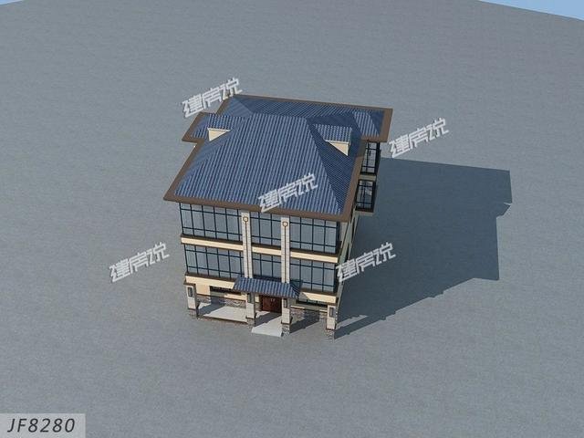 3款新中式別墅設計圖，配色經典，氣派和文雅，室內設計非常走心，接地氣