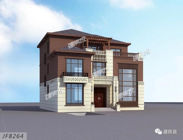 3款新中式別墅設計圖，配色經典，氣派和文雅，室內設計非常走心，接地氣