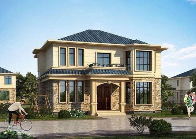 2套的農(nóng)村實(shí)用別墅設(shè)計(jì)圖，5間臥室，造價(jià)都在25萬以內(nèi)