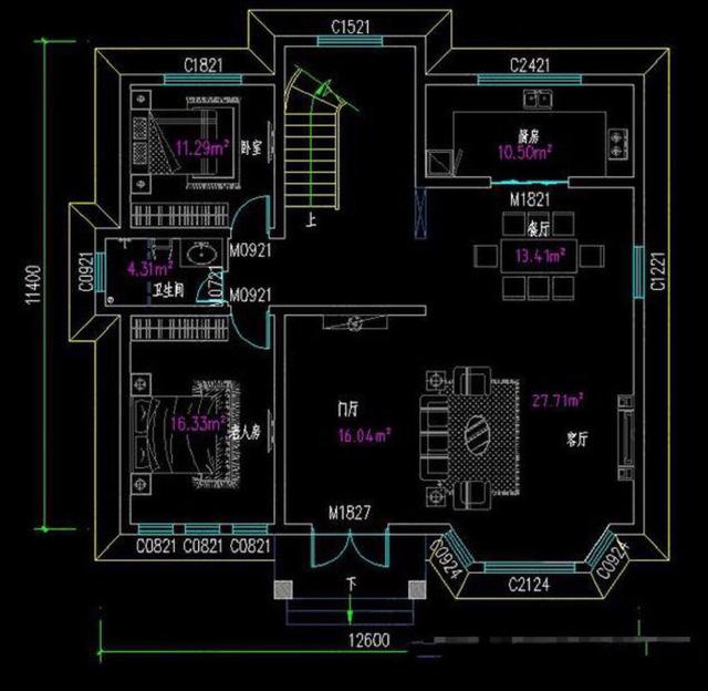 2套的農(nóng)村實(shí)用別墅設(shè)計(jì)圖，5間臥室，造價(jià)都在25萬以內(nèi)