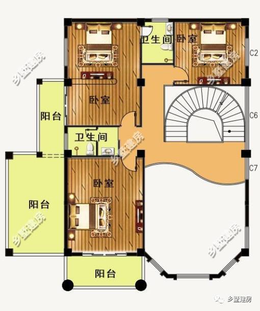 推薦三套磚混結(jié)構(gòu)農(nóng)村自建別墅設(shè)計(jì)圖紙，喜歡可以收藏一下