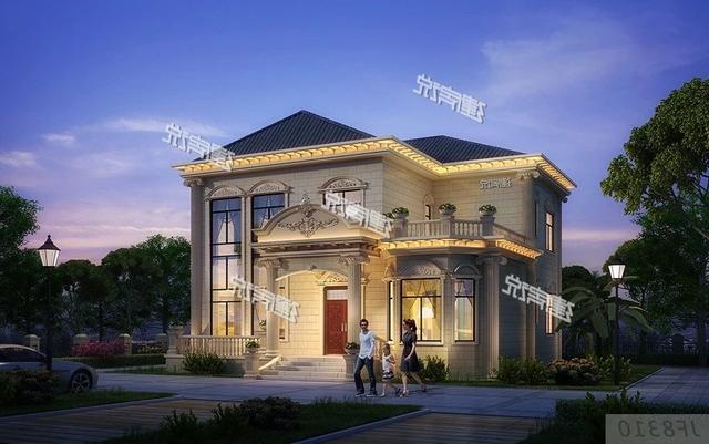 3套氣派的別墅設(shè)計圖，典型歐式風(fēng)格，顏值超高，值得一建