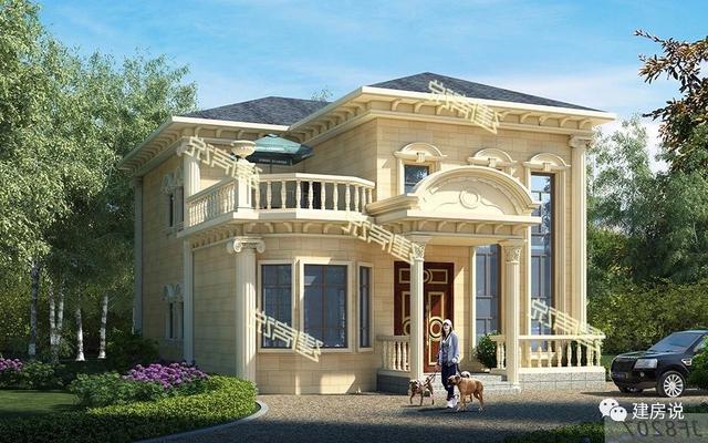 3套氣派的別墅設(shè)計圖，典型歐式風(fēng)格，顏值超高，值得一建