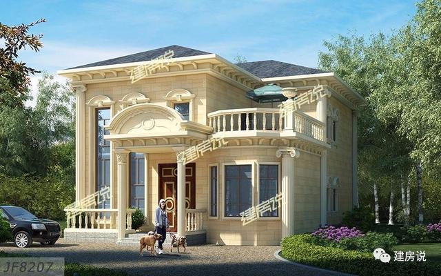3套氣派的別墅設(shè)計圖，典型歐式風(fēng)格，顏值超高，值得一建