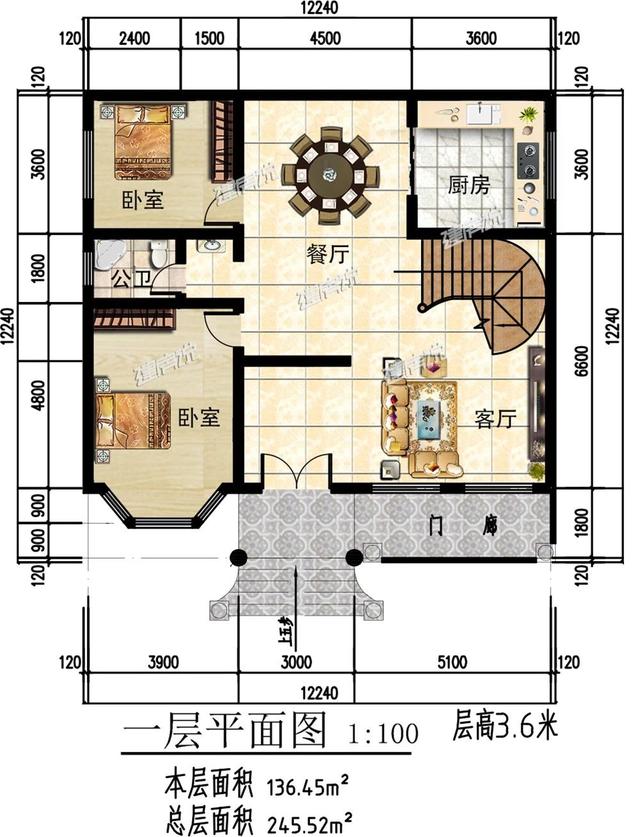 3套氣派的別墅設(shè)計圖，典型歐式風(fēng)格，顏值超高，值得一建