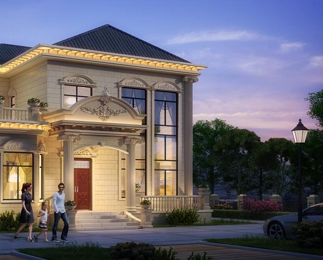 3套氣派的別墅設(shè)計圖，典型歐式風(fēng)格，顏值超高，值得一建