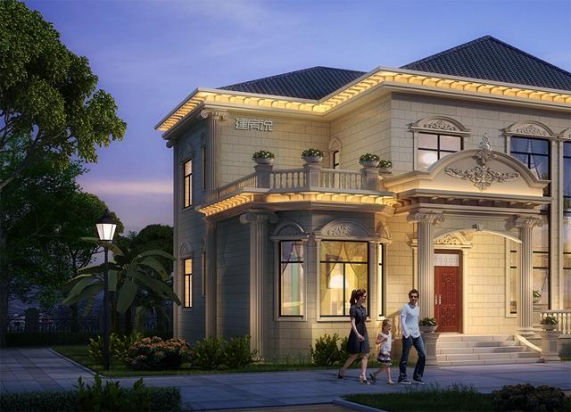 3套氣派的別墅設(shè)計圖，典型歐式風(fēng)格，顏值超高，值得一建