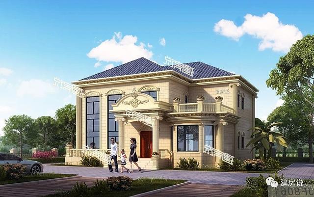 3套氣派的別墅設(shè)計圖，典型歐式風(fēng)格，顏值超高，值得一建