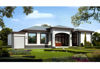 一層平房設(shè)計(jì)圖及效果圖，一層自建房也能這樣洋氣