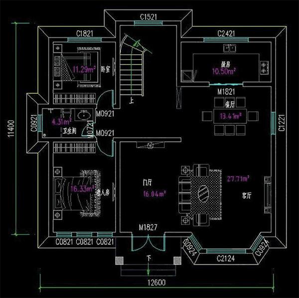 精選3款二層別墅設計圖，經(jīng)典大氣，今年的潮流爆款