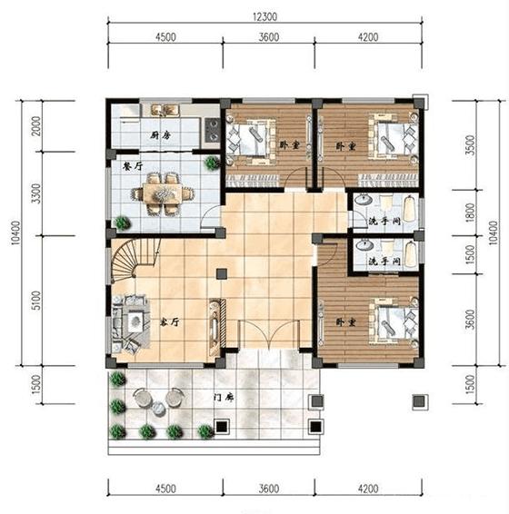 2款8臥室三層別墅設(shè)計(jì)圖，農(nóng)村人最愛(ài)，大氣亮眼不懼任何別墅對(duì)比
