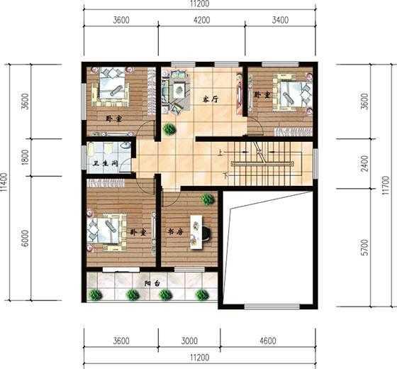2款8臥室三層別墅設(shè)計(jì)圖，農(nóng)村人最愛(ài)，大氣亮眼不懼任何別墅對(duì)比