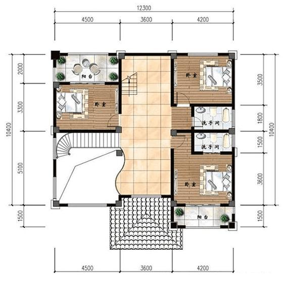2款8臥室三層別墅設(shè)計(jì)圖，農(nóng)村人最愛(ài)，大氣亮眼不懼任何別墅對(duì)比