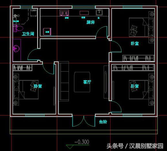 農(nóng)村12萬一層自建房設(shè)計(jì)圖，12X9米配備進(jìn)深8米的院子，實(shí)在是妙不可言