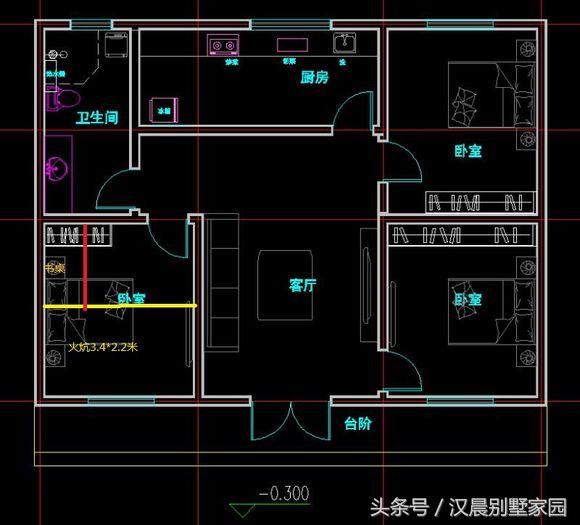 農(nóng)村12萬一層自建房設(shè)計(jì)圖，12X9米配備進(jìn)深8米的院子，實(shí)在是妙不可言