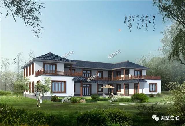 3款帶堂屋的新中式別墅設(shè)計(jì)圖戶型，適合農(nóng)村生活的設(shè)計(jì)，實(shí)用性超強(qiáng)