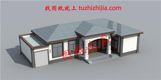 一層平房設(shè)計(jì)圖及效果圖，一層自建房也能這樣洋氣