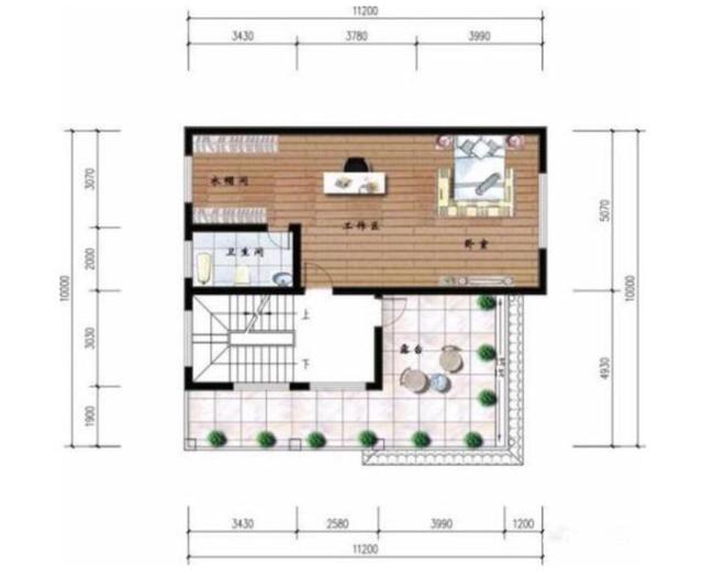 占地100平米的小戶型別墅設(shè)計圖，經(jīng)濟(jì)實用，少很多顧慮，適合農(nóng)村建