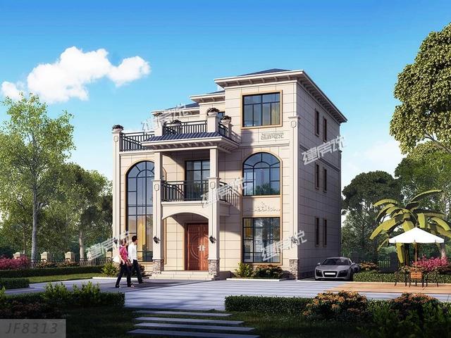 3棟農(nóng)村歐式別墅設(shè)計圖，造型精美、布局合理，絕對是農(nóng)村建房一個不可多得的好選擇