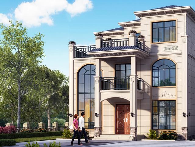 3棟農(nóng)村歐式別墅設(shè)計圖，造型精美、布局合理，絕對是農(nóng)村建房一個不可多得的好選擇