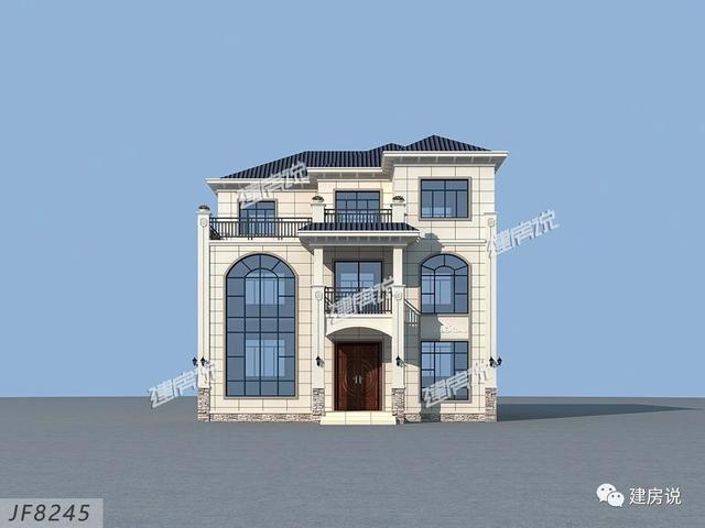 3棟農(nóng)村歐式別墅設(shè)計圖，造型精美、布局合理，絕對是農(nóng)村建房一個不可多得的好選擇