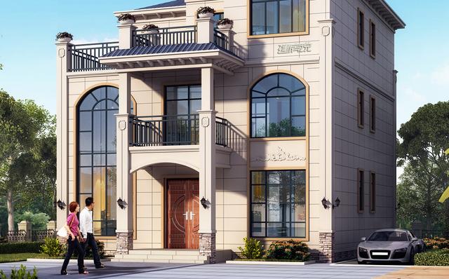 3棟農(nóng)村歐式別墅設(shè)計圖，造型精美、布局合理，絕對是農(nóng)村建房一個不可多得的好選擇