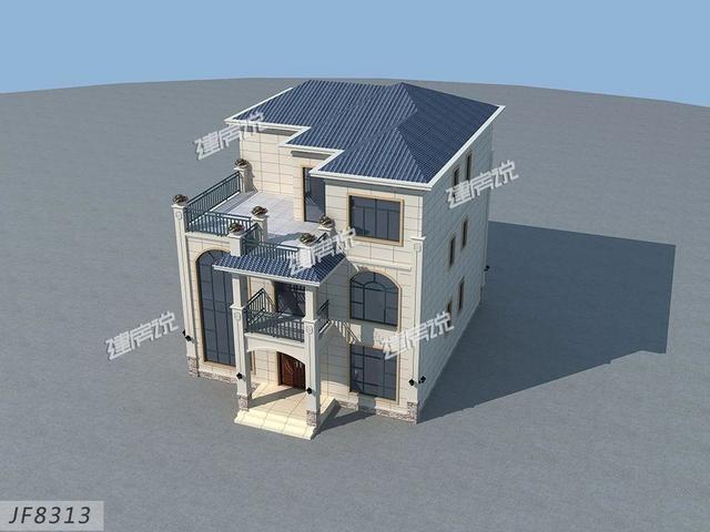 3棟農(nóng)村歐式別墅設(shè)計圖，造型精美、布局合理，絕對是農(nóng)村建房一個不可多得的好選擇