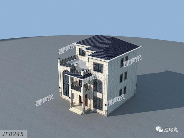 3棟農(nóng)村歐式別墅設(shè)計圖，造型精美、布局合理，絕對是農(nóng)村建房一個不可多得的好選擇