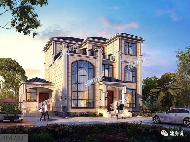 3棟農(nóng)村歐式別墅設(shè)計圖，造型精美、布局合理，絕對是農(nóng)村建房一個不可多得的好選擇