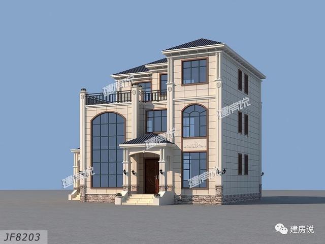 3棟農(nóng)村歐式別墅設(shè)計圖，造型精美、布局合理，絕對是農(nóng)村建房一個不可多得的好選擇