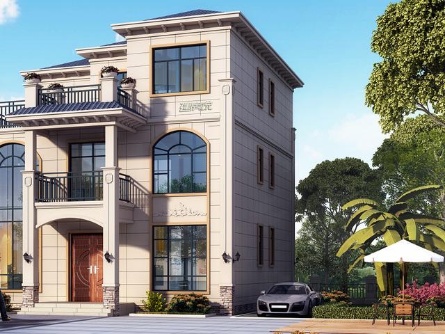 3棟農(nóng)村歐式別墅設(shè)計圖，造型精美、布局合理，絕對是農(nóng)村建房一個不可多得的好選擇