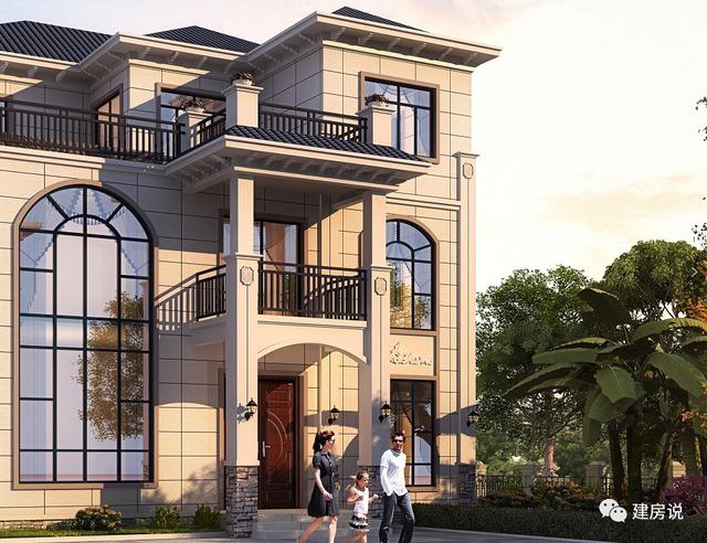 3棟農(nóng)村歐式別墅設(shè)計圖，造型精美、布局合理，絕對是農(nóng)村建房一個不可多得的好選擇