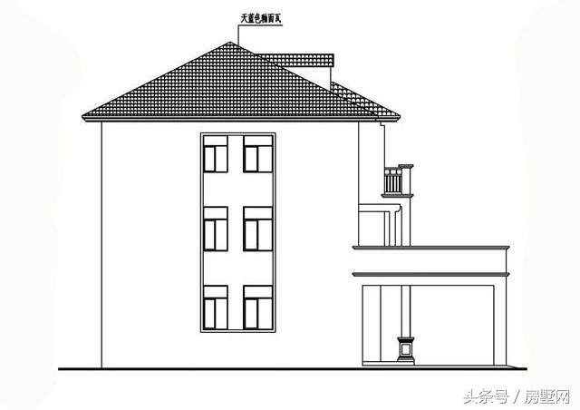 別具一格的別墅設(shè)計(jì)圖，出挑的設(shè)計(jì)，合理的布局