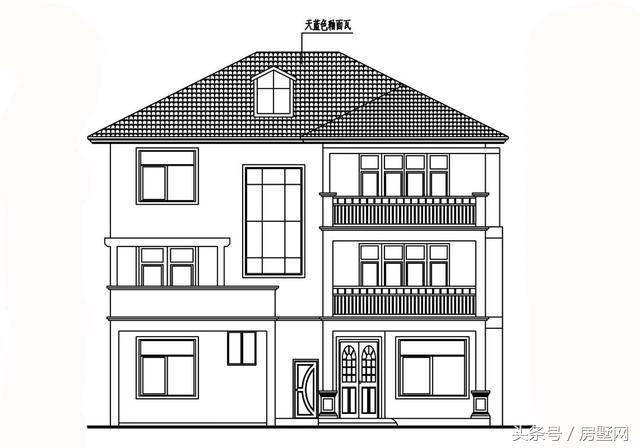 別具一格的別墅設(shè)計(jì)圖，出挑的設(shè)計(jì)，合理的布局