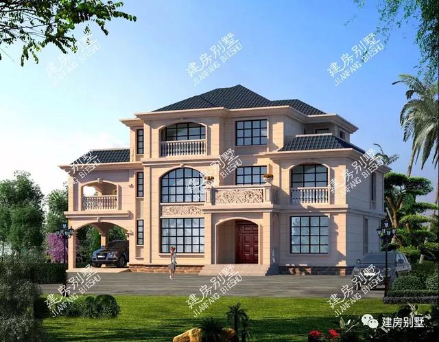 自帶格子窗的農(nóng)村自建房設(shè)計圖，建出來的效果不比城里的房子差