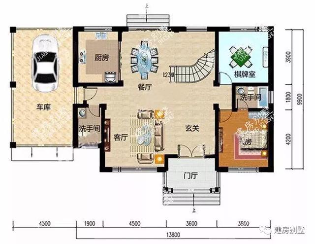 自帶格子窗的農(nóng)村自建房設(shè)計圖，建出來的效果不比城里的房子差